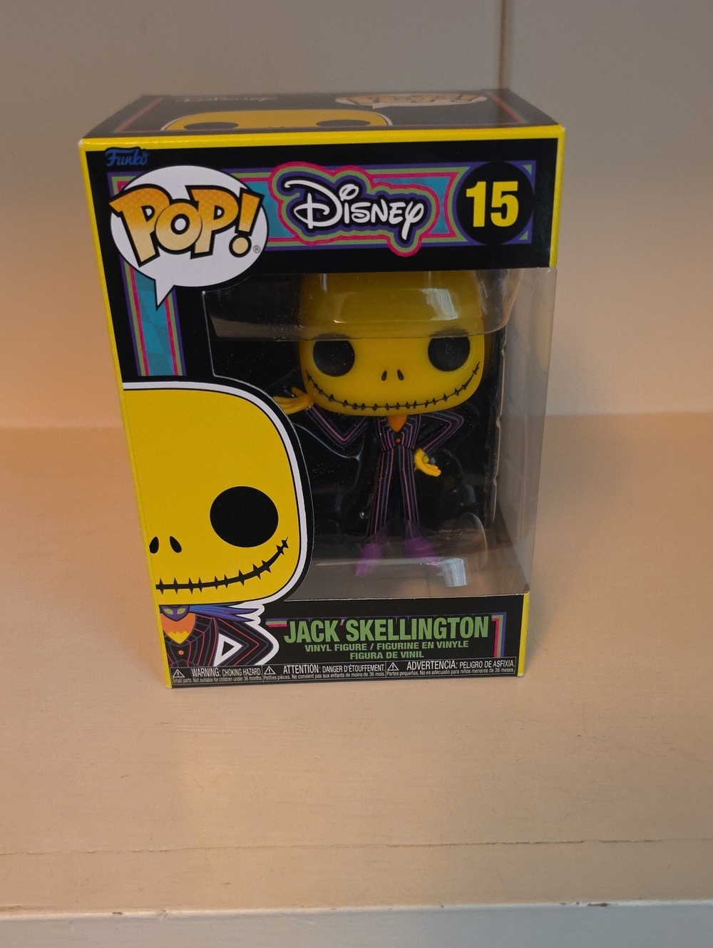 Funko Pop! Jack Skellington Yellow Head with Black Pinstripe Suit